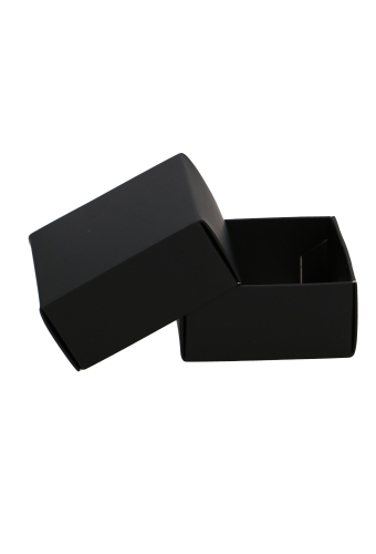 Geschenkdoos & Deksel Gaby Zwart Mat 8x8x4cm 100stuks