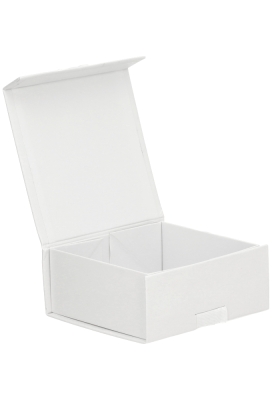 Luxueuze Magneetdozen Diamond & Satijn Wit Mat 9.5x11x4.5cm 12stuks