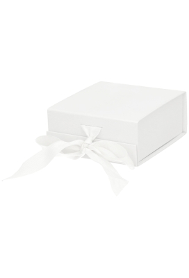 Luxueuze Magneetdozen Diamond & Satijn Wit Mat 9.5x11x4.5cm 12stuks