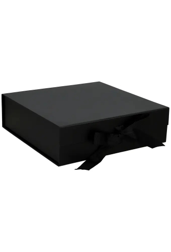 Luxueuze Magneetdozen Diamond & Satijn Zwart Mat 28.5x29x8.7cm 12stuks