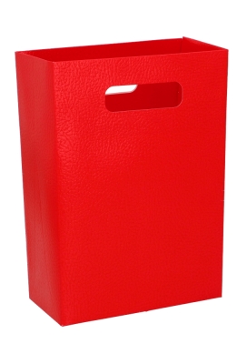 Kadotasje Luigi Karton Rood Met Relief 16x8x23cm 10stuks