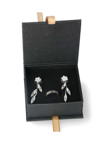 Sieradendoosjes Californie Zwart & Lint 20stuks