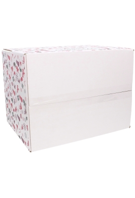 Kerstpakketdozen Merry Christmas Wit 39x29x13cm 15stuks