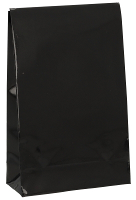 Luxe Kadozakjes Mila Glans Zwart & Plakstrip 10x4x15.7cm 50stuks