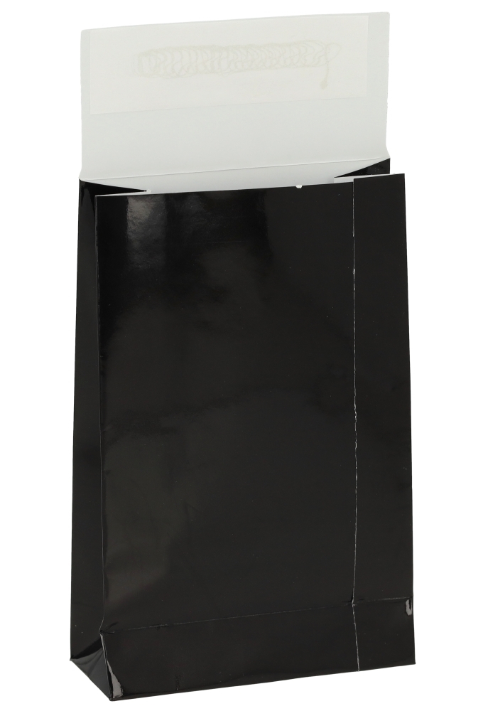 Luxe Kadozakjes Mila Glans Zwart & Plakstrip 10x4x15.7cm 50stuks