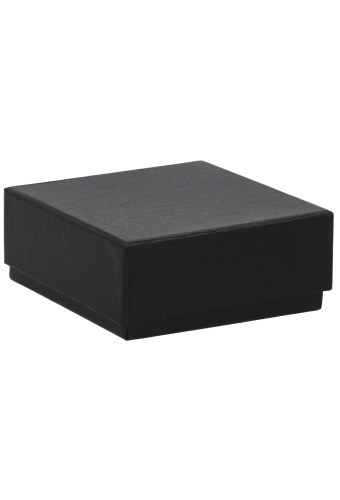 Sieradendoosjes Nora Zwart 9x9x3cm 4stuks