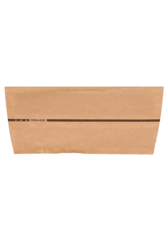 Papieren Verzendzak Zijvouw Zaza Kraft Plakstrip 23x22x4+10cm 600st