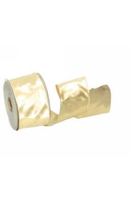 Luxe Kadolint Metallic Goud Met IJzerdraad 63mm x 20meter