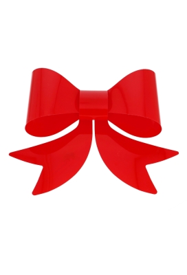 Strik Turijn Uni Rood Met 2 Lussen 30x28cm
