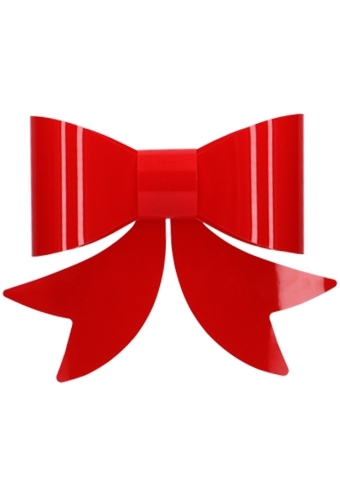 Strik Turijn Uni Rood Met 2 Lussen 30x28cm