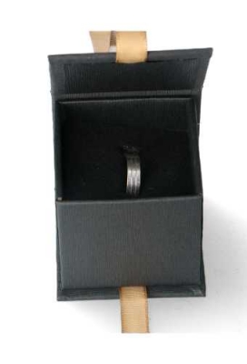 Sieradendoosjes Californie Zwart & Lint 4.5x4.5x4.5cm 20stuks