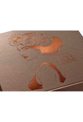 Luxueuze Magneetdozen Diamond & Satijn Brons 22x16x9.5cm 12stuks