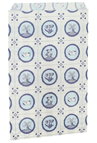 Kadozakjes Kraft Hollands Delfts Blauw Tegeltje 17.5x25cm 1000stuks