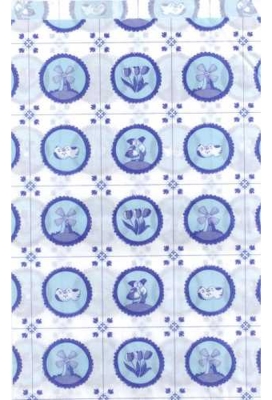 Kadozakjes Kraft Hollands Delfts Blauw Tegeltje 17.5x25cm 1000stuks