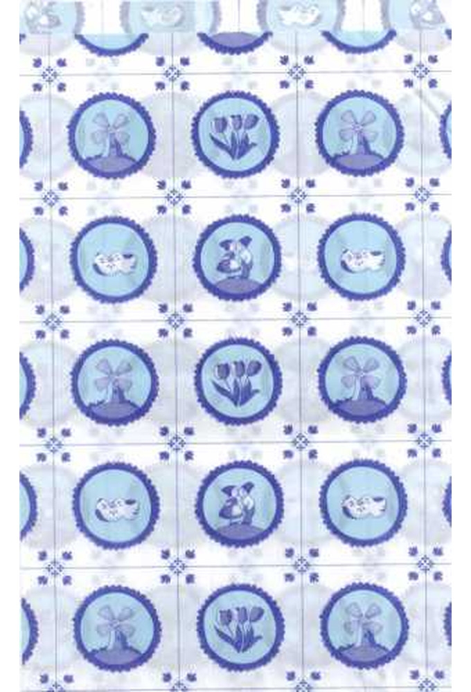 Kadozakjes Kraft Hollands Delfts Blauw Tegeltje 17.5x25cm 1000stuks