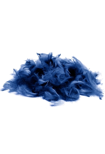 AKTIE Luxe Decoratie Veren 40 gram Donker Blauw