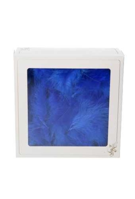 AKTIE Luxe Decoratie Veren 40 gram Donker Blauw