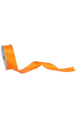 Satijn Dubbel Lint 40mm x 25 meter Oranje
