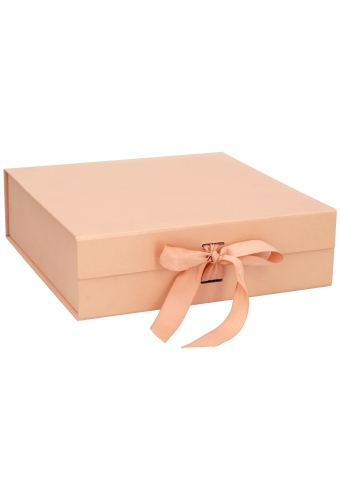 Luxueuze Magneetdozen Diamond & Satijn Roze Gold 28.5x29x8.7cm 12stuks