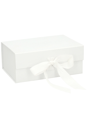 Luxueuze Magneetdozen Diamond & Satijn Wit Mat 22x16x9.5cm 12stuks