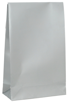 Luxe Kadozakjes Mila Zilver Mat & Plakstrip 10x4x15.7cm 50stuks