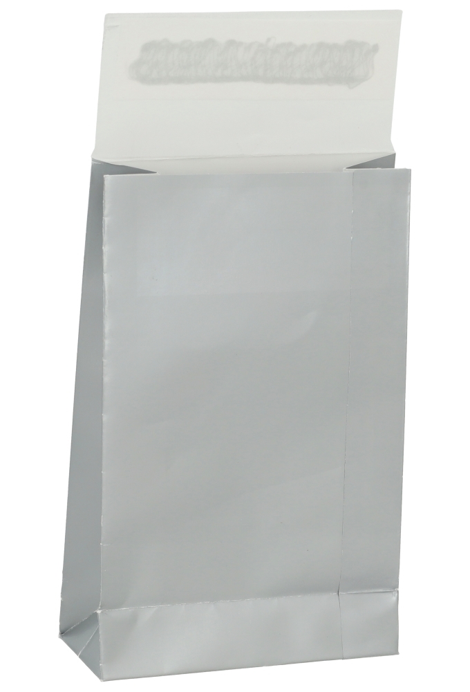 Luxe Kadozakjes Mila Zilver Mat & Plakstrip 10x4x15.7cm 50stuks