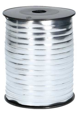 Krullint Metallic Reflex Zilver 5mm x 500 meter