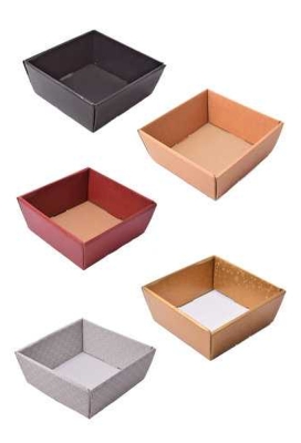 Geschenkdoos Korf Mera Zwart 17x17x8cm 50stuks