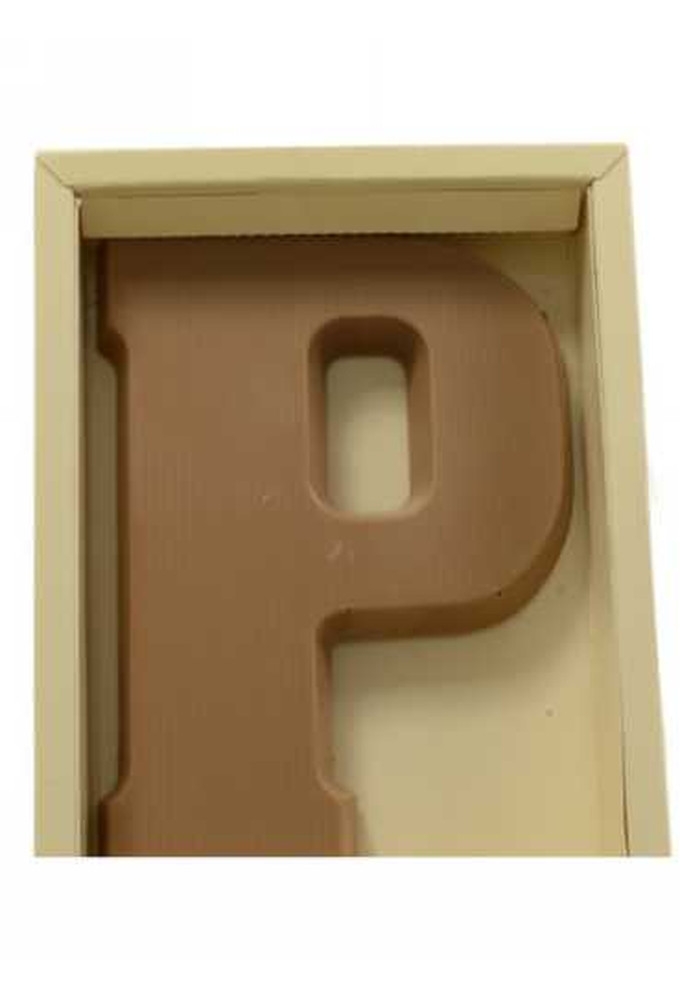 Chocoladeletterdozen Goud 15x11x3.1cm 50stuks