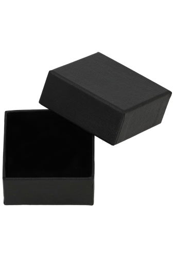 Sieradendoosjes Nora Zwart 6.2x6.2x3cm 8stuks