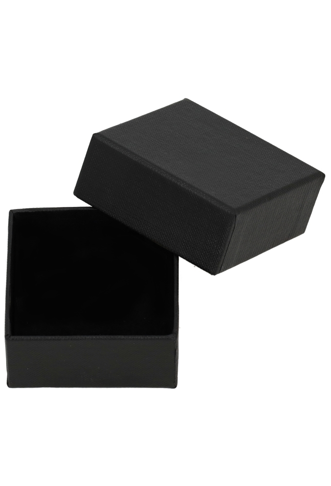 Sieradendoosjes Nora Zwart 6.2x6.2x3cm 8stuks