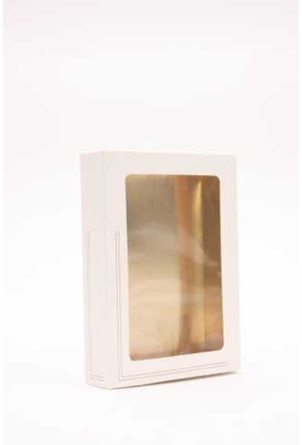 Chocoladeletterdozen Wit 13x9x2.5cm 50stuks
