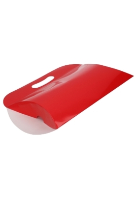 Gondeldoos Met Handgreep Rood 24x19x4cm 250gr 25stuks OP IS OP