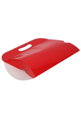Gondeldoos Met Handgreep Rood 24x19x4cm 250gr 25stuks OP IS OP