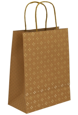 Kadotasjes Rustic Magic Stars Kraft Venster 22x11x28cm 12stuks