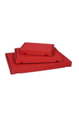 Brievenbusdoos Met Klep Pinto Kraft Rood A5 23x16x2.6cm 25stuks