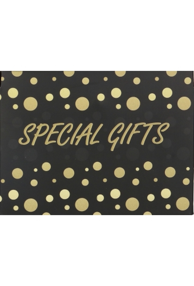 Geschenkdoos Regalo Special Gifts Dots & Goud Lint 20x20x20cm 9st