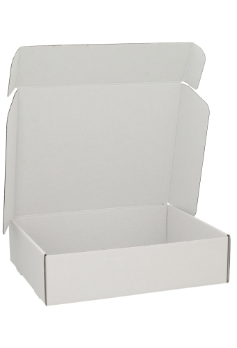 Verzenddoos Klepdoosje Budget Fast Wit Mat 30.5x24x8cm 9st