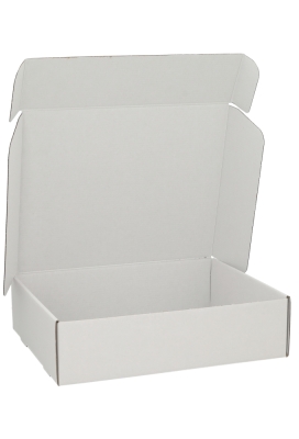 Verzenddoos Klepdoosje Budget Fast Wit Mat 30.5x24x8cm 9st