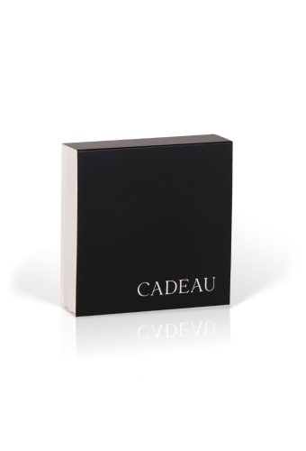 Kadobon + Kadodoosje Bene Black & cadeau 12x12x3cm 10stuks