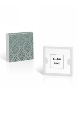 Kadobon + Kadodoosje Bene Rocco Old Green12x12x3cm 10stuks