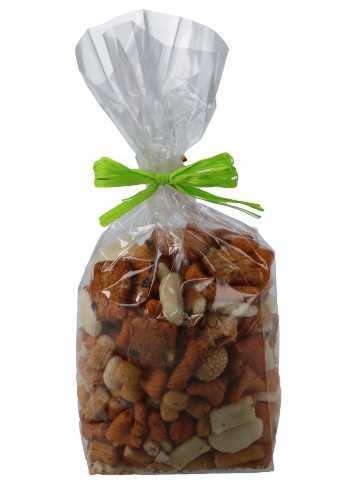 Cadeaustrikje Raffia Groen Met Gouden Clipje 8x5cm 100stuks OP IS OP
