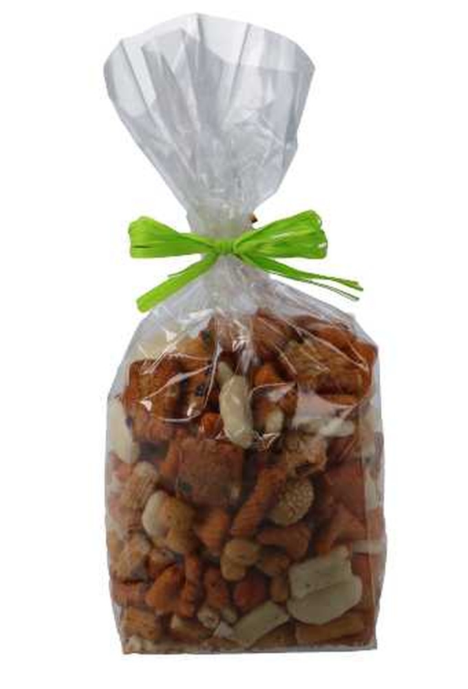 Cadeaustrikje Raffia Groen Met Gouden Clipje 8x5cm 100stuks OP IS OP