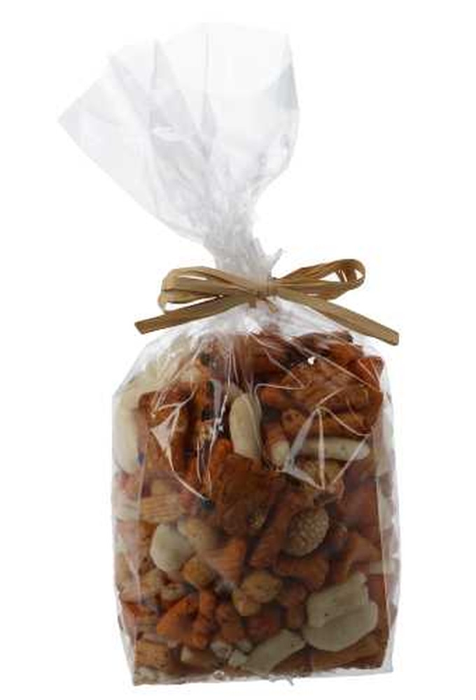 Cadeaustrikje Raffia Naturel Met Gouden Clipje 7.5x5cm 250stuks