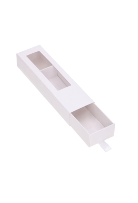 Bonbondoosjes 1 Ladeboxje Wit Glans Laag 16x4.3x2.8cm 9st