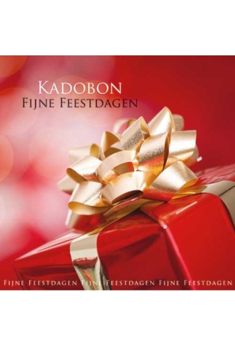 Kadobon Prettige Kerstdagen + Envelop 12x12cm 12stuks