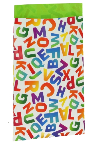 Kadozakjes Alphabet Pop 12x19cm 200stuks