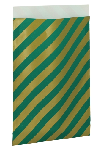 Kadozakjes Forest Gold Stripe 12x19cm 200stuks