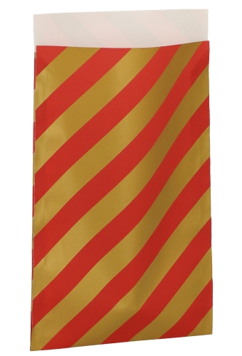 Kadozakjes Autumn Gold Stripe 12x19cm 200stuks