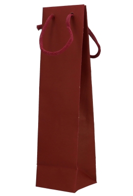 Wijntasjes Vintura Bordeaux Rood Met Koord 1 Fles 10x9x38cm 20stuks